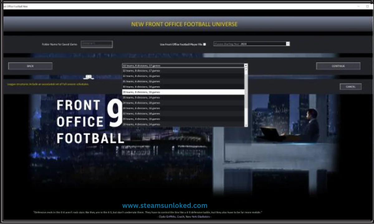 Front Office Football Nine Free Download